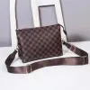 Luxurys Designers Double Sided Shoulder Bag Man Briefcases Fashion Handbag Bolsas Messenger Bag Crossbody Bag
