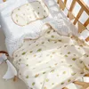 Filtar Spring och Autumn Baby Gace Bean Filt Cover Holding Born Sleeping Bag Quilt Spädbarnsprodukter