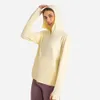 Lu Align – vêtements de sport et de loisirs pour femmes, veste de randonnée en plein air, protection contre les éruptions cutanées, survêtement, citron Lady Gry, sport pour filles