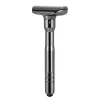 Shavers Segurança ajustável Razor mais seguro Pressione para abrir a lâmina Substituindo o sistema 1 Razor 1 Caso de viagem 5 Blades Men's Shaver Men Choice Hand