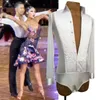 Abbigliamento da palco Camicia da competizione professionale per danza latina Maschile Costume da ballo per tango da ballo Top a maniche lunghe ChaCha Dancewear