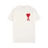 T-shirt brodé Love PT tricoté jacquard T-shirt de créateur à manches courtes T-shirt décontracté en vrac hommes et femmes col rond à manches courtes # 3