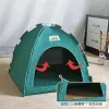 家のペット猫テント洞窟小屋子猫の子犬のプレイペンケージバスケット猫猫ネスクケンネルスモールドッグハウスベッドチワワ