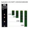 Scheda convertitore da M.2 a USB 3.1 Tipo C Adattatore SSD da 10 Gbps 6 Gbps NGFF B Chiave M per 2230 2240 2260 2280 M2