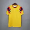 كولومبيا 2024 كرة القدم قمصان لويس دياز ليرما Sinsterra Arias 1990 Retro Valderrama Fans Player Shirt T 24 25 Escobar Guerrero Falcao James Columbia