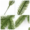 Decorative Flowers Wreaths 30Pcs Artificial Pine Branches Green Plants Needles Diy Accessories For Garland Wreath Christmas And Home G Otgb7