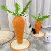 Toys Moveble Cat Scratching Post Vertical Sisal Wearresistent and Nonscratching Morot Claw Grinder Pet Toy