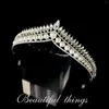 Headpieces casamento headbands tiara cristal coroa de cabelo bandana com delicado pequeno flash diamante para meninas acessórios