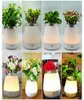 Flowers Vase Lamp USB LED Atmosphere Light Novelty Bedside Night Lights Table Desk Lamp Gifts Christmas Kids Home Decoration1319905