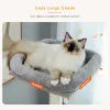 Scratchers Height 105CM Cat Tree House Condo Furniture MultiLayer Cat Tower Natural Sisal Scratching Post Large Top Perch Hummock Baskets