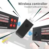 Konsoler Ny 8 -bitars GMAE Stick TV -spel Console Wireless Controller Build In 620 Classic Videos Games Double Players Support AV Output