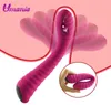 Siliconen Seksspeeltje Voor Vrouwen Lesbische Masturbator Volwassen Anale Speelgoed Flexibele Dildo Vibrator Oplaadbare Usb 9 Snelheden Volwassen Producten SH16443155