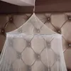 4 colores Verano Elgant Hung Dome Mosquitera para cama doble Tela de malla de poliéster de verano Dormitorio en casa Bebé Adultos Decoración colgante 240228