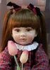 Alta qualidade 60cm tamanho grande reborn criança princesa silicone vinil adorável lifelike bebê bonecas menina bebe boneca menina 240223