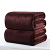 Warm Flannel Fleece Blankets Soft Solid Colors Blankets Solid Bedspread Plush Winter Summer Throw Blanket For Bed Sofa 13 Colors DBC BH3258 FF