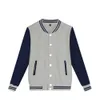 New Spring Autumn Women's Single Breasted Long Sleeve Baseball Bomber Letterman Jacket With Your Own 98