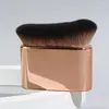 Makeup Brushes 1 st stor vinklad foundation borste siren kropp för solbränd sollös garver