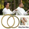Artes 28/35cm asa chun kung furattan anel aro treinamento mão ponte força kung fu equipamentos de artes marciais exercício anel rattan