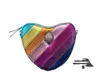 Hurtowa torba do orła uk Kurt Geiger jedno ramię w torbie crossbody Rainbow kombinacja skóry High Atancethethe Tide