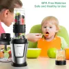 Processors BioloMix 3in1 Multifunctional Food Processor 700W Portable Juicer Blender Personal Smoothie Mixer Food Chopper and Dry Grinder