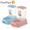 Feeding Pet Slow Food Bowl Automatic Feeder Antichoking Feeder PP Plastic Dish Bowl Home Dog Eating Plate Antigulping Feeding Supplies