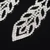 Dangle Oorbellen Waardige en royale moderne charme Lange strass kwastjesketting voor elegant avondfeest JE141