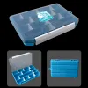 Boxes Fishing Tackle Box Storage Trays with Removable Dividers Fishing Lures Hooks Accessories Storage Organizer Box