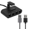 Adapter 4 Poorten Converter voor GameCube GC Controller USB Adapter voor Nintend Schakelaar NGC/Wii u/PC Star Fighting Game Voor GC Cube Game