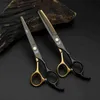 Sax Shears Spot Japan 440C Original 6 tum professionell frisör sax tunnare Barber Sessor Set Hair Cutting Scissorses Salonghår 8466496 240302