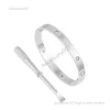 bracciale di gioielli firmati braccialetti a vite polsini personalizzati amicizia acciaio inossidabile marchio amore non tramonta mai braccialetti con ciondoli di gioielli firmati da donna e uomo di fascia alta