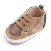 Designers Chaussures bébé Toddler Kids Toile baskets nouveau-né les premiers promeneurs Boy Girl Soft Sole Crib Shoe 0-18 mois