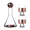 Bottiglie d'acqua Brocca Trasparente Caffettiera Decanter Brocca Vino Whisky Birra Succo Set Caraffa per la casa Teiera resistente al calore