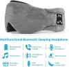 Hörlurar Trådlös sömnmask Hörlurar Bluetooth 5.0 Sleeping Eye Mask med Gel Pack -spår för Cool/Warm Therapy Ultratin Mic Eye Mask