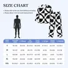 Men's Sleepwear Pajamas Male Two Tone Home Nightwear Black White 60S Style Piece Casual Pajama Sets Long Sleeve Kawaii Oversized Suit