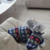 Maglioni Vestiti per cani Autunno Inverno Maglione caldo Fadou Koki Schnauzer Orsi Cani di taglia media e piccola Gatto Gilet con maniche in pizzo Vestiti per cani