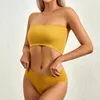 Soutien-gorge Ensembles Femmes Soutien-gorge sans couture Ensemble Lingerie sans bretelles Sexy Culotte brésilienne Bikini Push Up Top Femme Bandeau Sous-vêtements