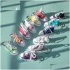 سلاسل المفاتيح Lanyards لطيف Mini Canvas Sneaker سلسلة مفاتيح التنس أحذية مفتاح السلسلة الرياضية للنساء من الرجال Hangings زوجان صديق G dh73i