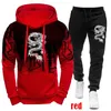 Autumn Winter Mens Tracksuit Casual Sports Wear Fashion Male Pullover Sweatershirt Jogging Suits Outfits 240228