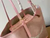 Luxury Designer bag lauretos Shopping Bag Classic Bay leaf print Handbag Retro fringe pendant Large capacity Underarm vegetable basket Tote Bag 2 sizes