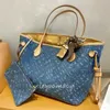 أكياس Messenger Blue للرجال Womens Hasp Letter Crossbody Cowboy Counter Bag Bags Formes Formes Totes