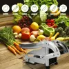 Tools French Fry Cutter, Commercial Restaurant Stainless Steel Vegetable Potato Slicer with Suction Fe