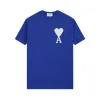 T-shirt brodé Love PT tricoté jacquard T-shirt de créateur à manches courtes T-shirt décontracté en vrac hommes et femmes col rond à manches courtes # 3