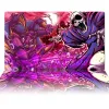 Kuddar yugioh playmat tcg vampries vs skalle tjänare ocg ccg handelskort spel matta anime mus pad gummi skrivbord mattan zoner väska 60x35cm