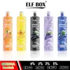 Original Elf Box 15000 Züge Shisha Shisha Einweg-E-Zigaretten-Vape-Pod-Gerät 600-mAh-Akku 26 ml vorgefüllter Kartuschenstift 11 Geschmacksrichtungen auf Lager VS Crystal Bar