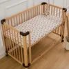 Baby sängkläder sätter spjälsängar 14070 cm spädbarn madrassskydd baby ark monterad 100% bomull mjuk vinter varm barnsäng 240220
