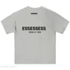 Essentialsweatshirts Designerchest Letter Laminated Print Loose Oversize Casual T-shirt Cotton Tops for Men and Women Essentialsshirt 703