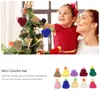 Baretten 10 stuks mini gebreide muts kerstversiering handgemaakte materiaal accessoire pluche DIY maken aanbod