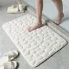 Contrôle Xiaomi Mijia salle de bain tapis de bain tapis antidérapants 3D pavé en relief mousse à mémoire de forme absorbant salle de bain salon tapis de sol