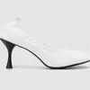 Chaussures habillées plissées pour dames orteils carrés talons hauts lignes de couture Tacones PU cuir femmes pompe peu profonde Zapatos Mujer solide Chassure