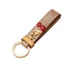 Designer cherry keychain, car keychain European and American fashionable women's car key pendant creative high-end bag pendant